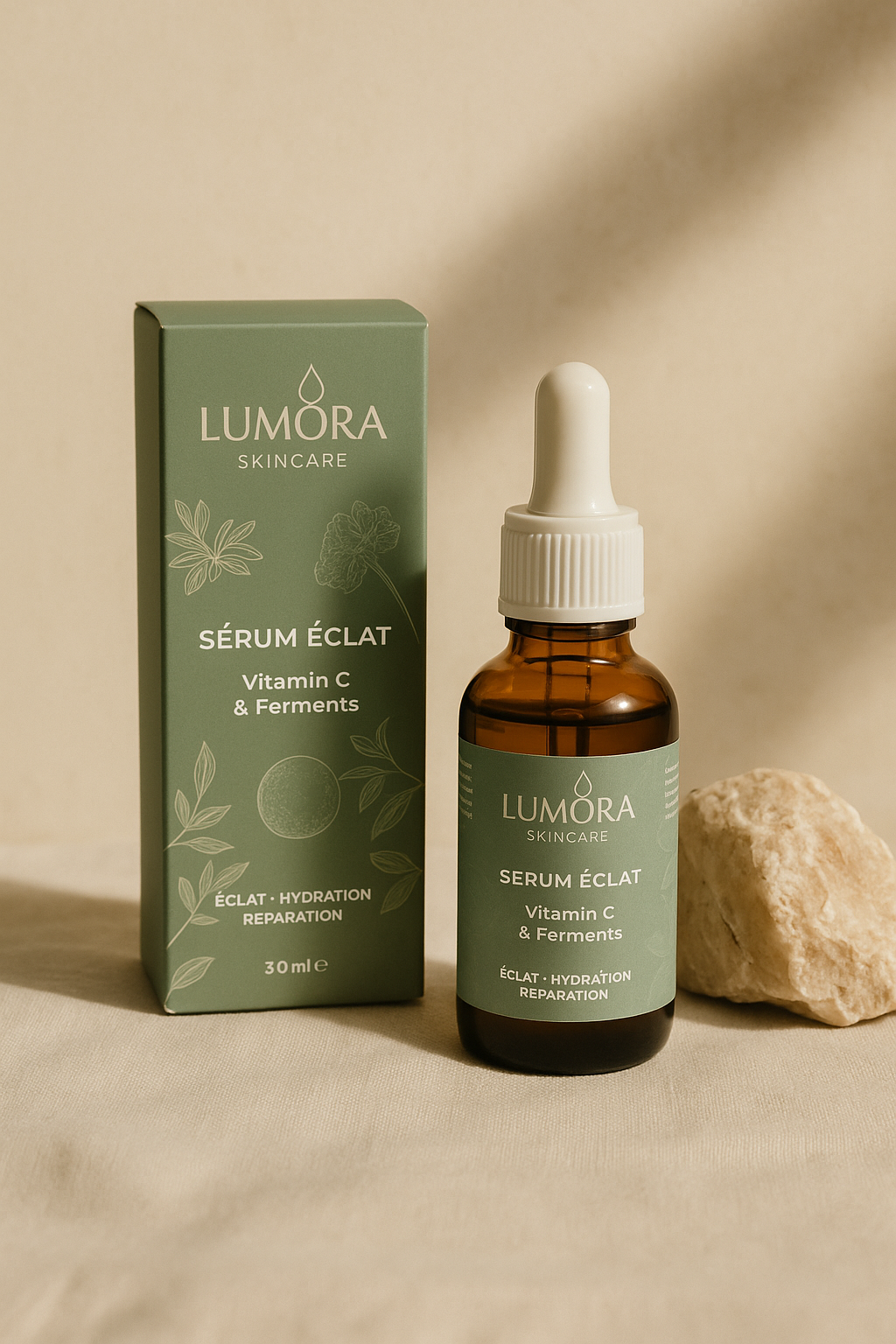 Sérum Éclat – Vitamin C & Ferments | Éclat · Hydratation · Réparation